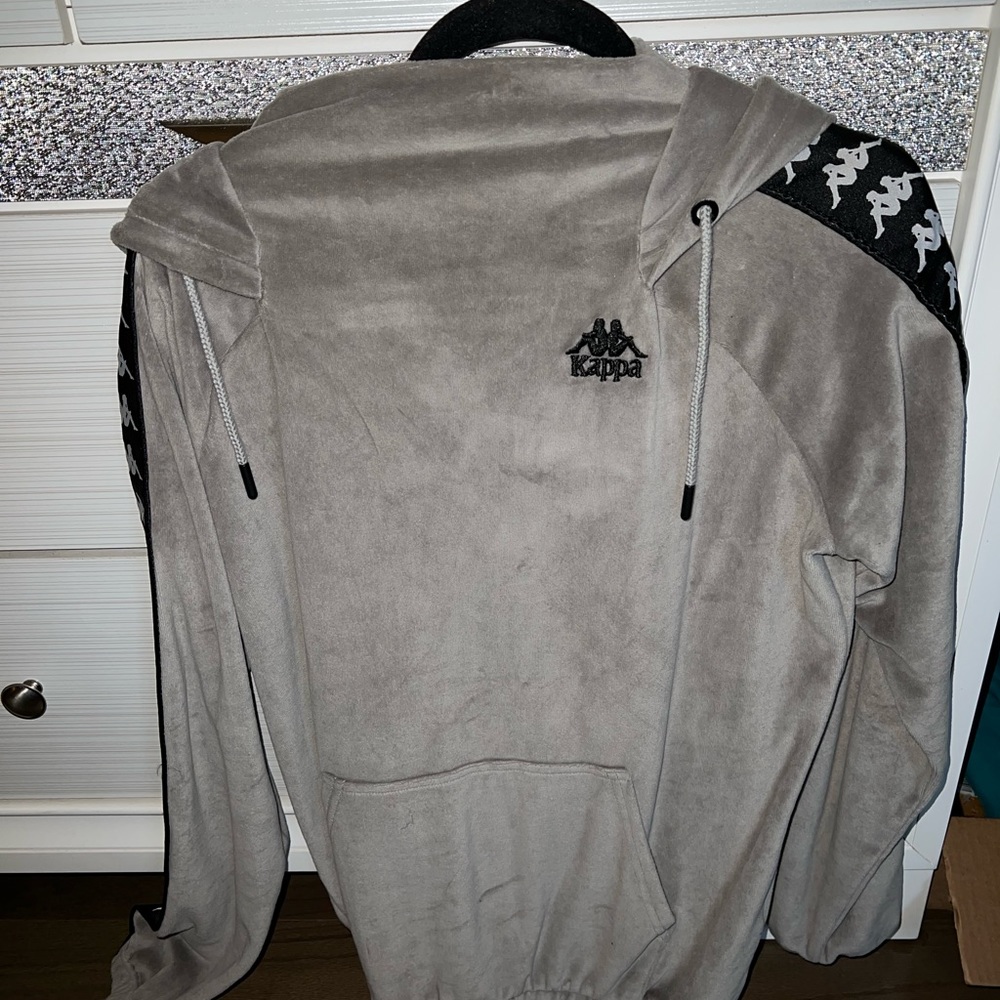 Kappa grey velour sweatshirt!